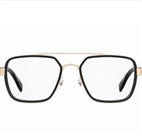 Montatura vista Dsquared Uomo D2 0064RHL/19 GOLD BLACK55 - D2 0064RHL/19 GOLD BLACK55